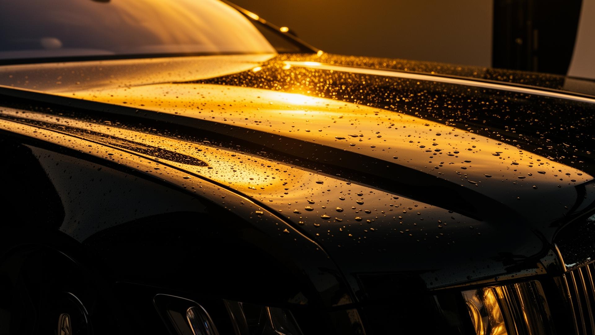 Carro brilhando após vitrificação automotiva em Cariacica